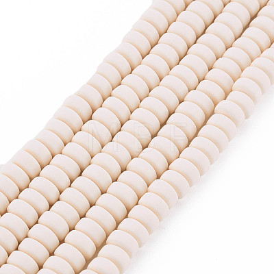 Handmade Polymer Clay Beads Strands X-CLAY-N008-117-1