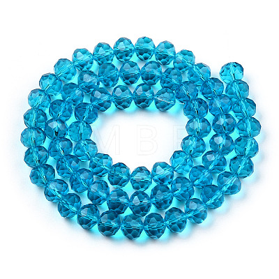 Glass Beads Strands EGLA-A034-T10mm-D34-1