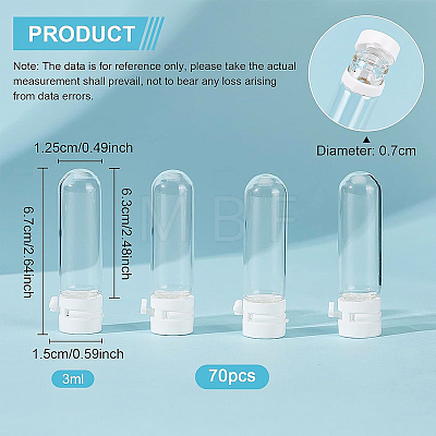 Clear Glass Bottles AJEW-WH0010-07B-1