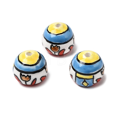 Handmade Porcelain Beads PORC-A034-05D-1