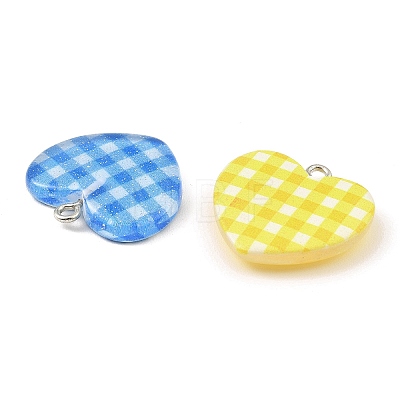 Translucent Resin Pendants CRES-F028-01A-1