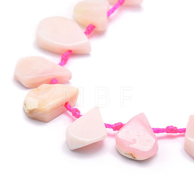 Natural Pink Opal Beads Strands G-E569-R02-1
