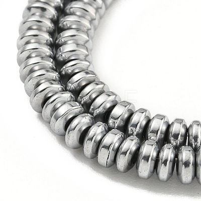 Electroplated Synthetic Non-Magnetic Hematite Beads Strands G-I360-C03-05-1