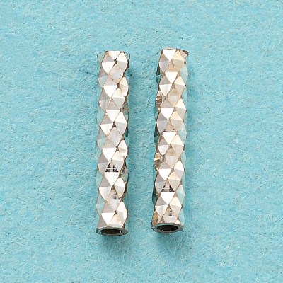 925 Sterling Silver Tube Beads STER-Q191-02S-1