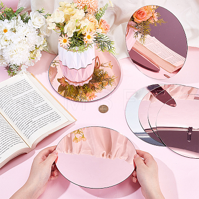 Mirrored Acrylic Display Trays for Wedding ODIS-WH0086-212-1