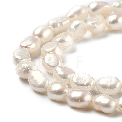 Natural Cultured Freshwater Pearl Beads Strands PEAR-L033-31D-1