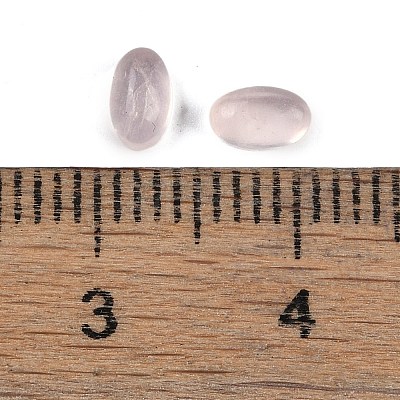 Natural Rose Quartz Cabochons G-B096-01A-1