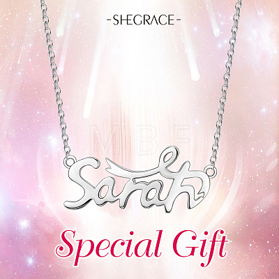 SHEGRACE 925 Sterling Silver Pendant Necklaces JN884A-1