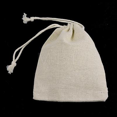 Cotton Packing Pouches Drawstring Bags ABAG-R011-12x15-1