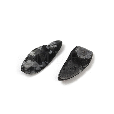 Natural Snowflake Obsidian Beads G-U032-A08-1