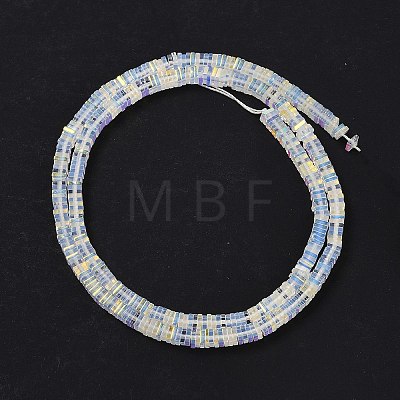 Electroplate Glass Beads Strands GLAA-B023-01A-15-1