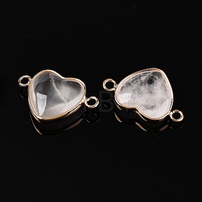 Natural & Synthetic Mixed Stone Love Heart Pendants G-T138-205M-G-1