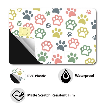 PVC Plastic Waterproof Card Stickers DIY-WH0432-043-1
