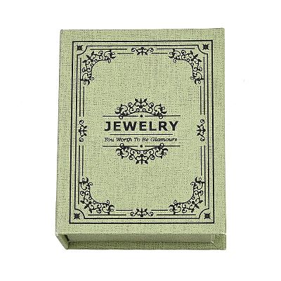 Floral Printed Paper Jewelry Display Magnetic Cases CON-K015-03A-02-1