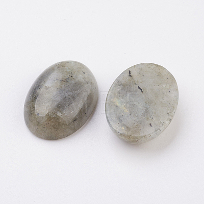 Natural Labradorite Flat Back Cabochons G-G741-30x40mm-18-1