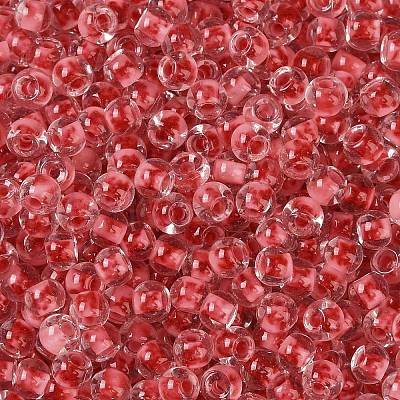 Transparent Inside Colours Glass Seed Beads X1-SEED-A032-04J-1
