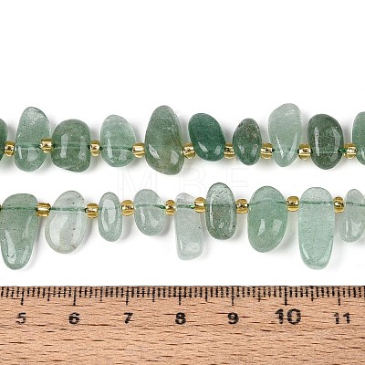 Natural Green Strawberry Quartz Beads Strands G-Z091-A32-1