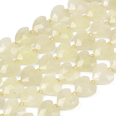 Natural Lemon Quartz(Heated) Beads Strands G-P592-B04-01-1