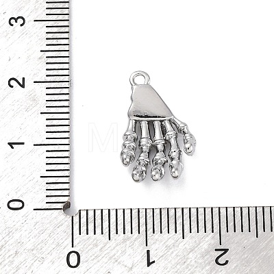 Brass Micro Pave Cubic Zirconia Pendants KK-D288-05P-1