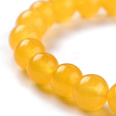 Dyed Natural Jade Beads Stretch Bracelets BJEW-J183-B-02-1
