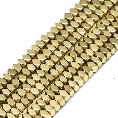 Electroplate Non-magnetic Synthetic Hematite Beads Strands G-S352-67-1