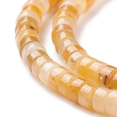 Natural Yellow Aventurine Beads Strands G-F631-A47-1