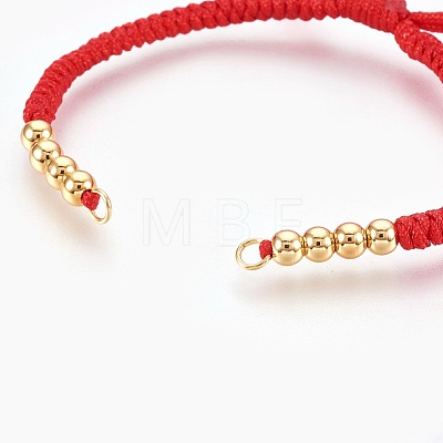 Nylon Cord Bracelet Making MAK-F024-M-G-1