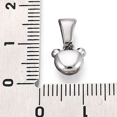 303 Stainless Steel Pendants STAS-Q110-03P-1