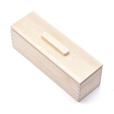 Rectangular Pine Wood Soap Molds Sets DIY-F057-03C-1