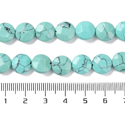 Synthetic Turquoise Beads Strands G-K357-B07-01-1
