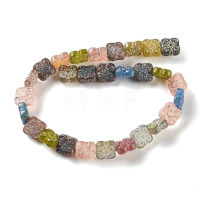 Painted Glass Bead Strands FIND-H023-05-1