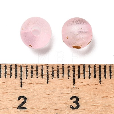 Frosted Transparent Acrylic Beads X1-OACR-F013-12B-1