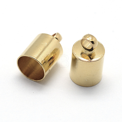 Brass Cord Ends LS-X-KK-D219-8x4-G-1