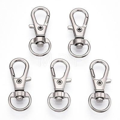 Alloy Swivel Lobster Claw Clasps FIND-T069-01A-P-1