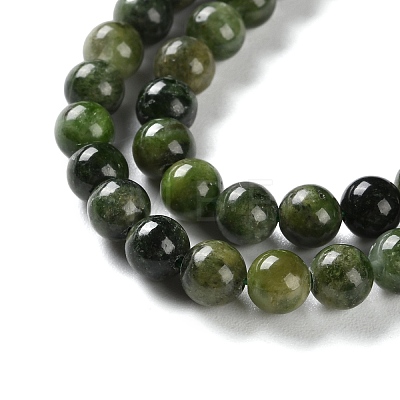 Natural Green Diopside Beads Strands G-NH0031-01A-1