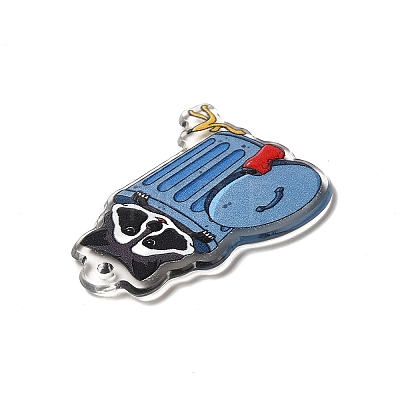 Printed Acrylic Pendants SACR-F005-02C-1