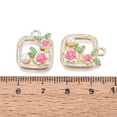 Alloy Enamel Pendants ENAM-N069-13KCG-01-1