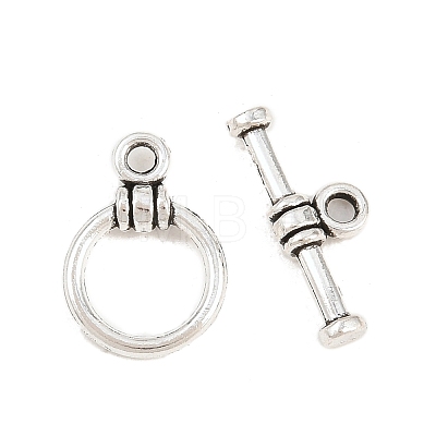 Alloy Toggle Clasps FIND-D041-09AS-02-1