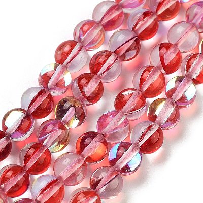 Transparent Glass Beads GLAA-B022-6mm-04-1