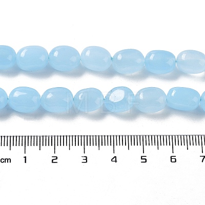 Natural Jade Beads Strands G-E614-B01-1