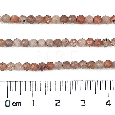 Natural Sunstone Beads Strands X-G-L597-C01-01-1