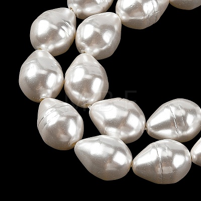 Electroplated Shell Pearl Beads Strands SH-CBA6AE6-01B-1