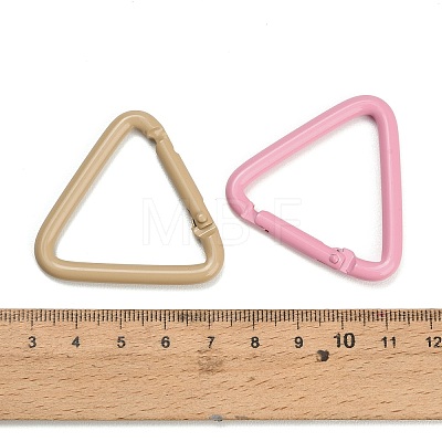 Spray Painted Alloy Spring Gate Rings AL-CBA5501-03-1