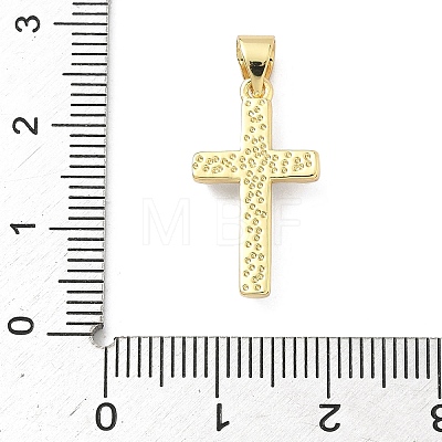 Brass & ABS Imitation Pearl Beads Pendants KK-A282-24G-1
