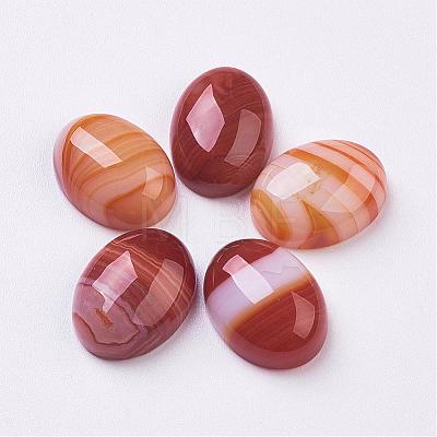 Natural Agate Cabochons G-G952-10-1