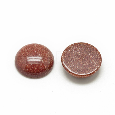 Synthetic Goldstone Cabochons G-R416-12mm-47-1