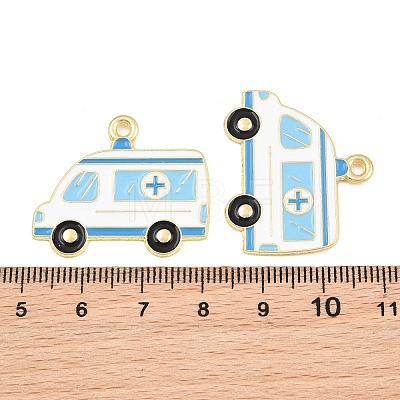 Medical Theme Alloy Enamel Pendants AL-CBA2919-03G-03A-1