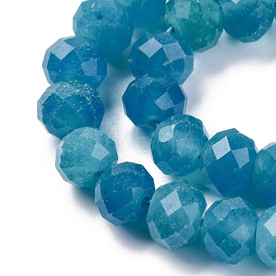 Natural Amazonite Dyed Beads Strands G-K380-A03-01-1