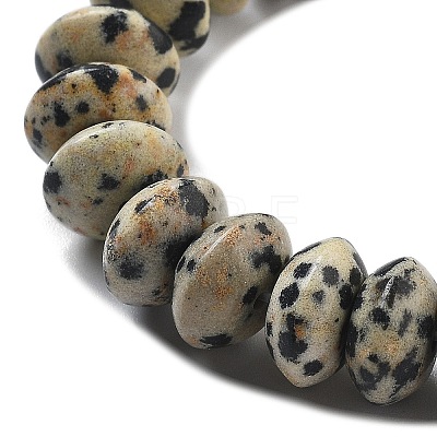 Natural Dalmatian Jasper Beads Strands G-P559-A01-02-1