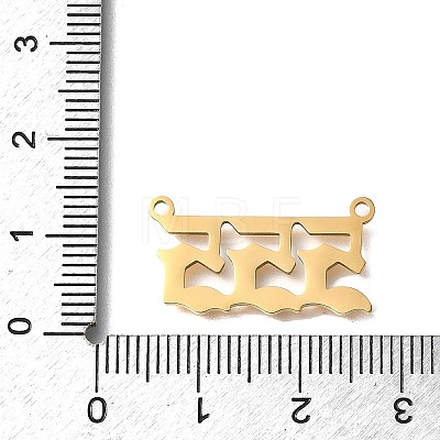 304 Stainless Steel Pendants STAS-D382-04E-G-1